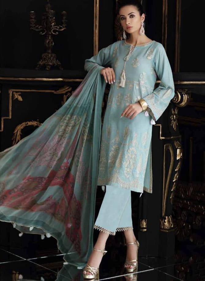 Charizma Presents New Collection Of Designer Pakistani Suit With Heavy Embroidery Work  